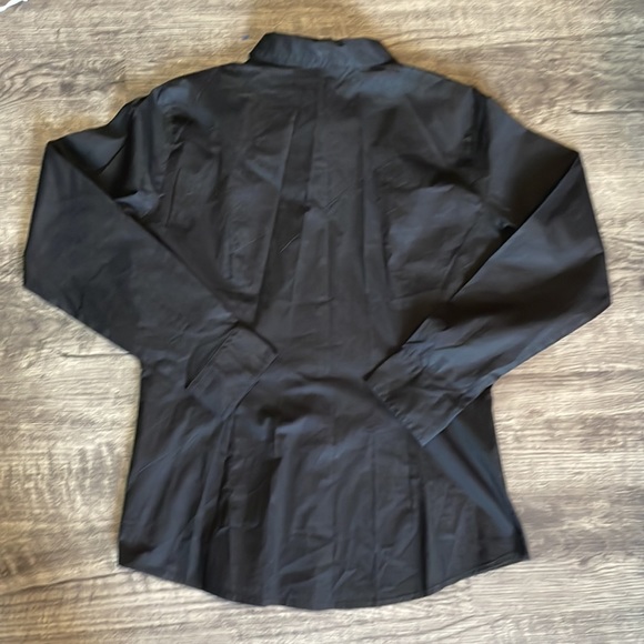 Vintage Wrangler black Pearl Snap Button Shirt western cowboy - Picture 2 of 9